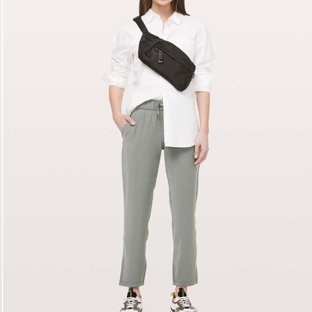 Lululemon On the Fly 7/8 Pants Grey Ankle Length